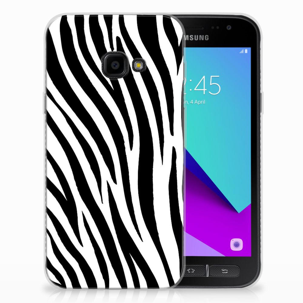 Samsung Galaxy Xcover 4 TPU Hoesje Design Zebra