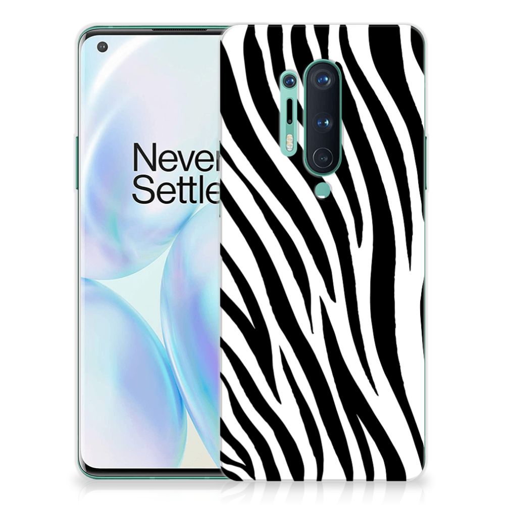 OnePlus 8 Pro TPU Hoesje Zebra