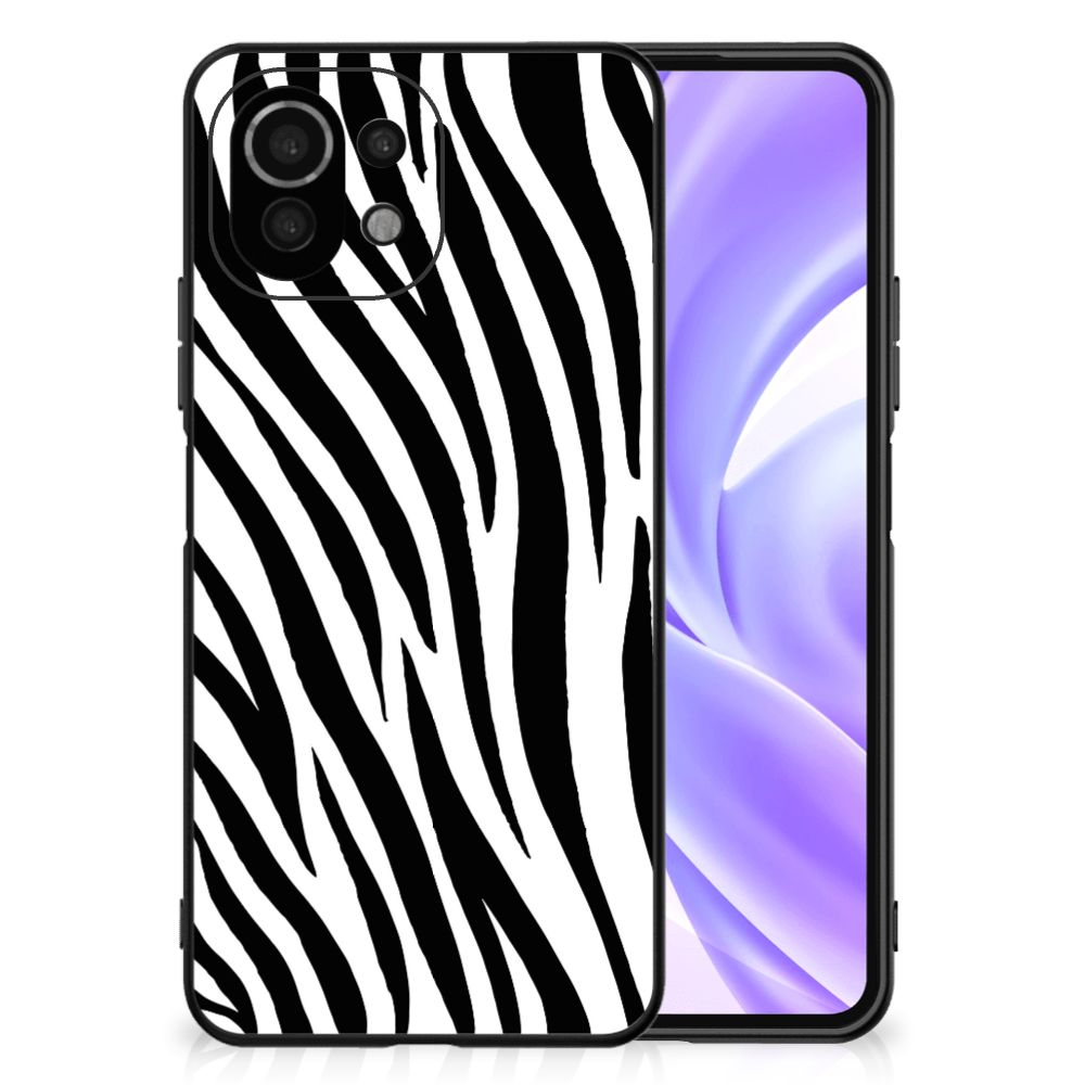 Xiaomi 11 Lite 5G NE | Mi 11 Lite Dierenprint Telefoonhoesje Zebra