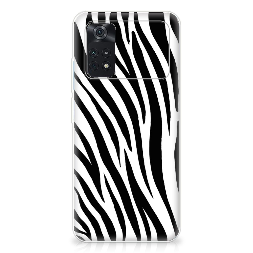 Xiaomi Poco M4 Pro 4G TPU Hoesje Zebra