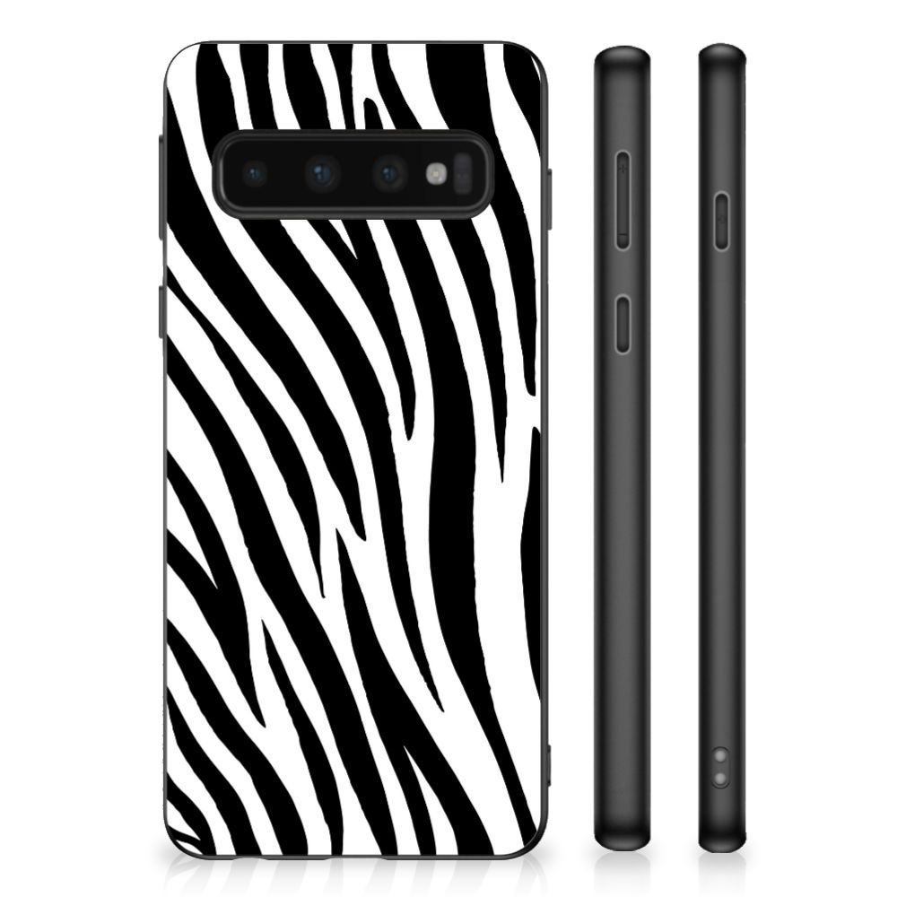 Samsung Galaxy S10 Back Cover Zebra