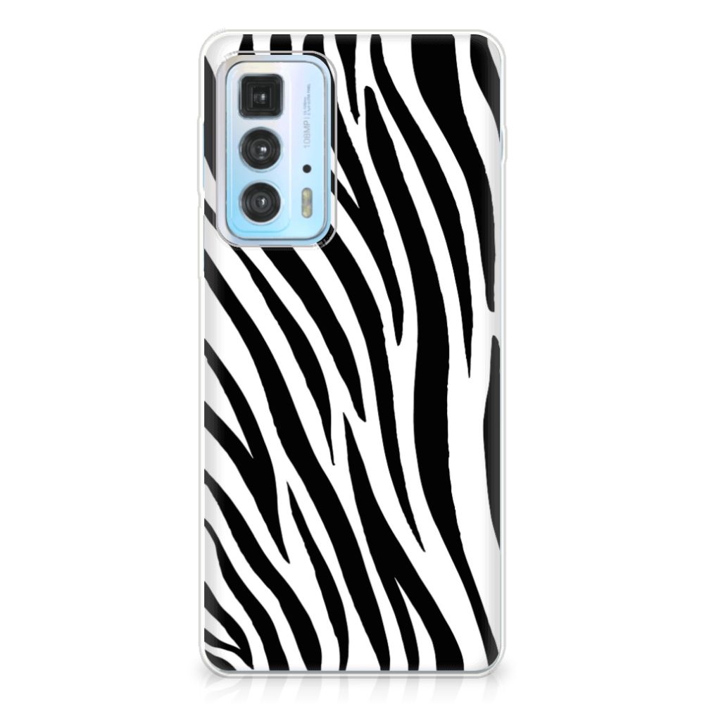 Motorola Edge 20 Pro TPU Hoesje Zebra
