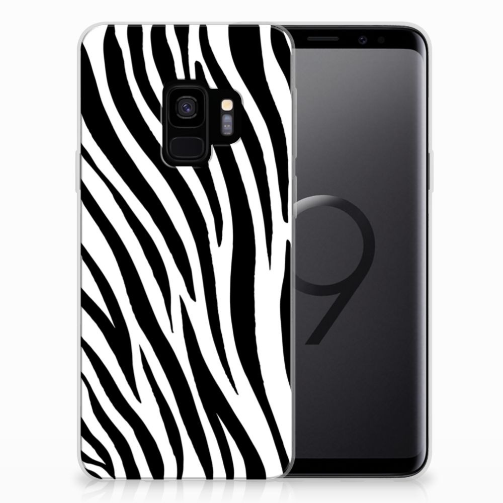 Samsung Galaxy S9 TPU Hoesje Zebra