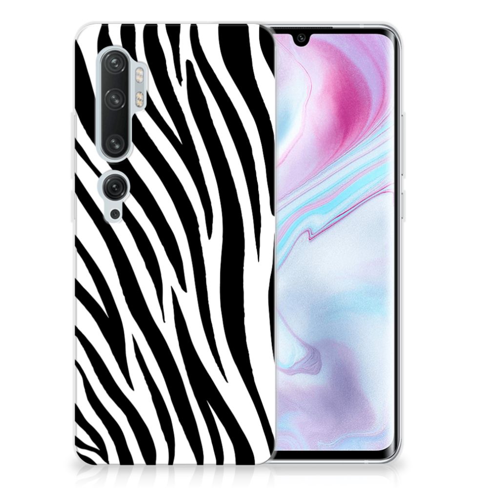 Xiaomi Mi Note 10 Pro TPU Hoesje Zebra