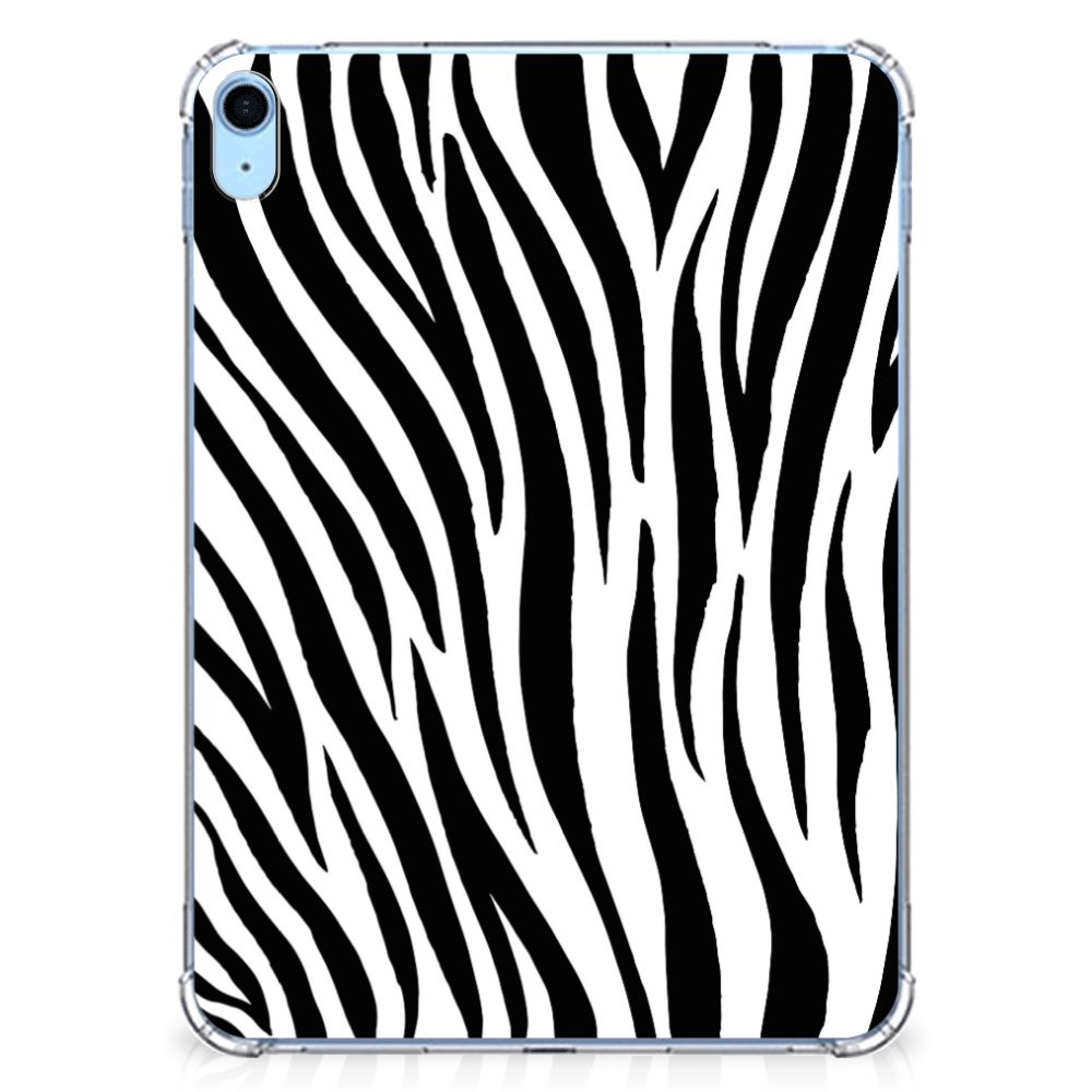 iPad (2022) 10.9 Back Case Zebra