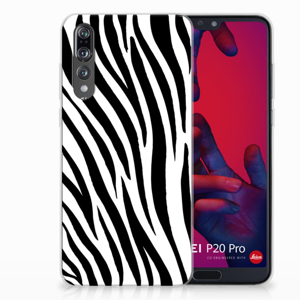 Huawei P20 Pro TPU Hoesje Zebra