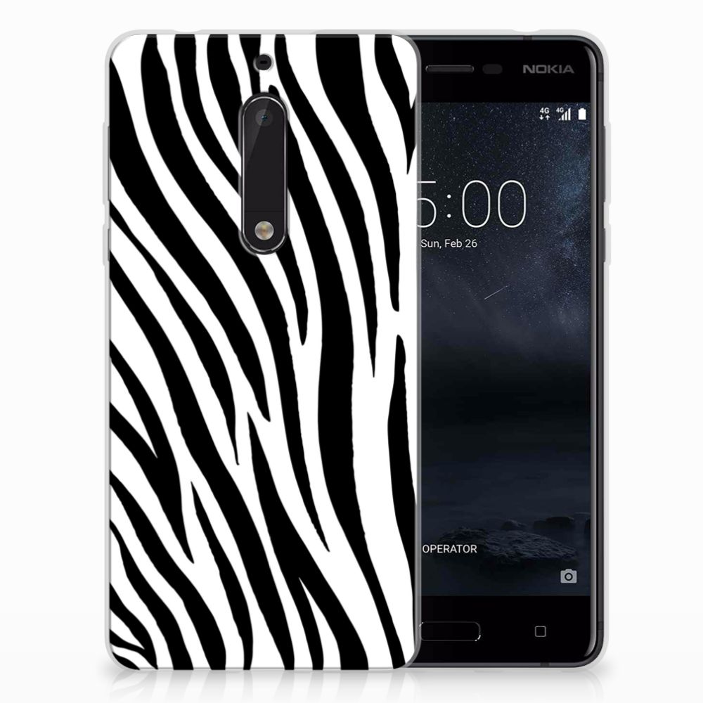 Nokia 5 TPU Hoesje Zebra