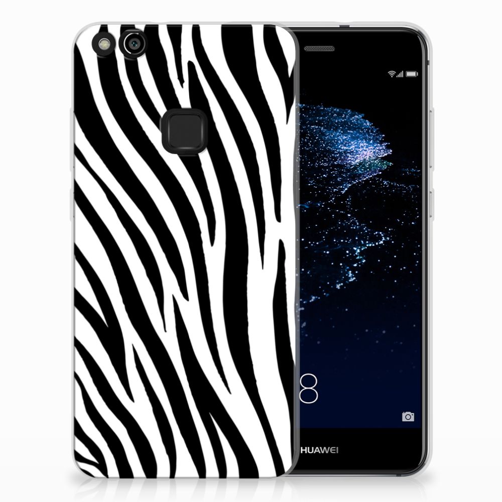 Huawei P10 Lite TPU Hoesje Design Zebra