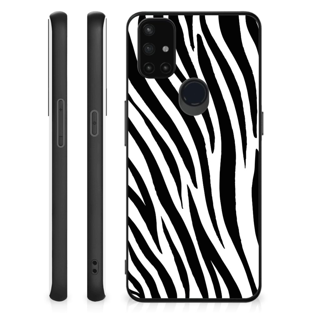 OnePlus Nord N10 5G Dierenprint Telefoonhoesje Zebra
