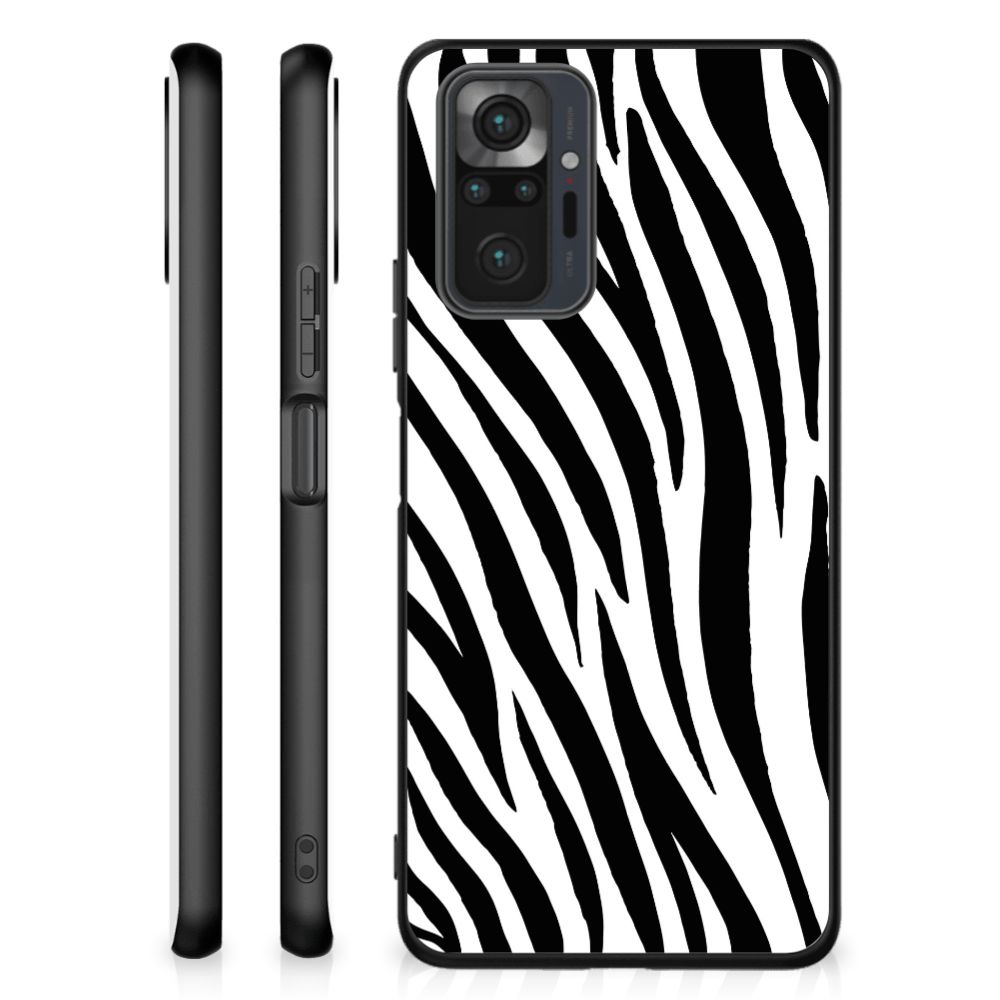 Xiaomi Redmi Note 10 Pro Dierenprint Telefoonhoesje Zebra
