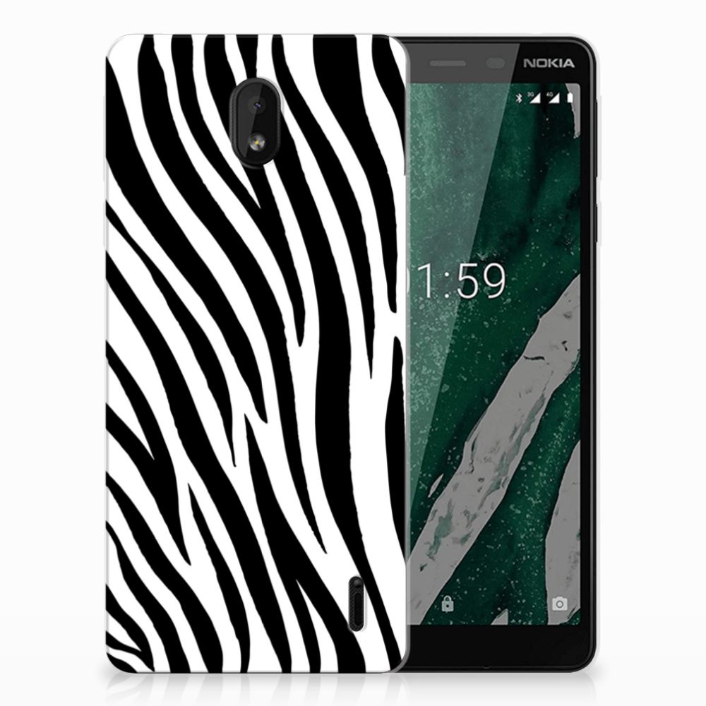 Nokia 1 Plus TPU Hoesje Zebra