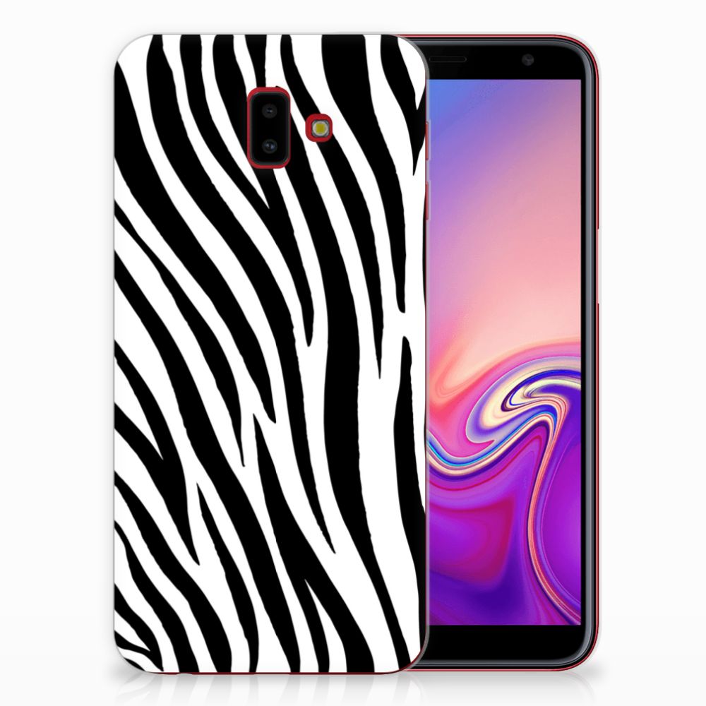 Samsung Galaxy J6 Plus (2018) TPU Hoesje Zebra