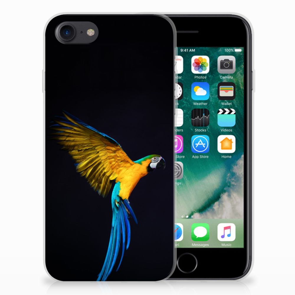 Apple iPhone 7 | 8 Uniek TPU Hoesje Papegaai