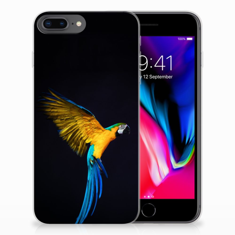 Apple iPhone 7 Plus | 8 Plus TPU Hoesje Papegaai