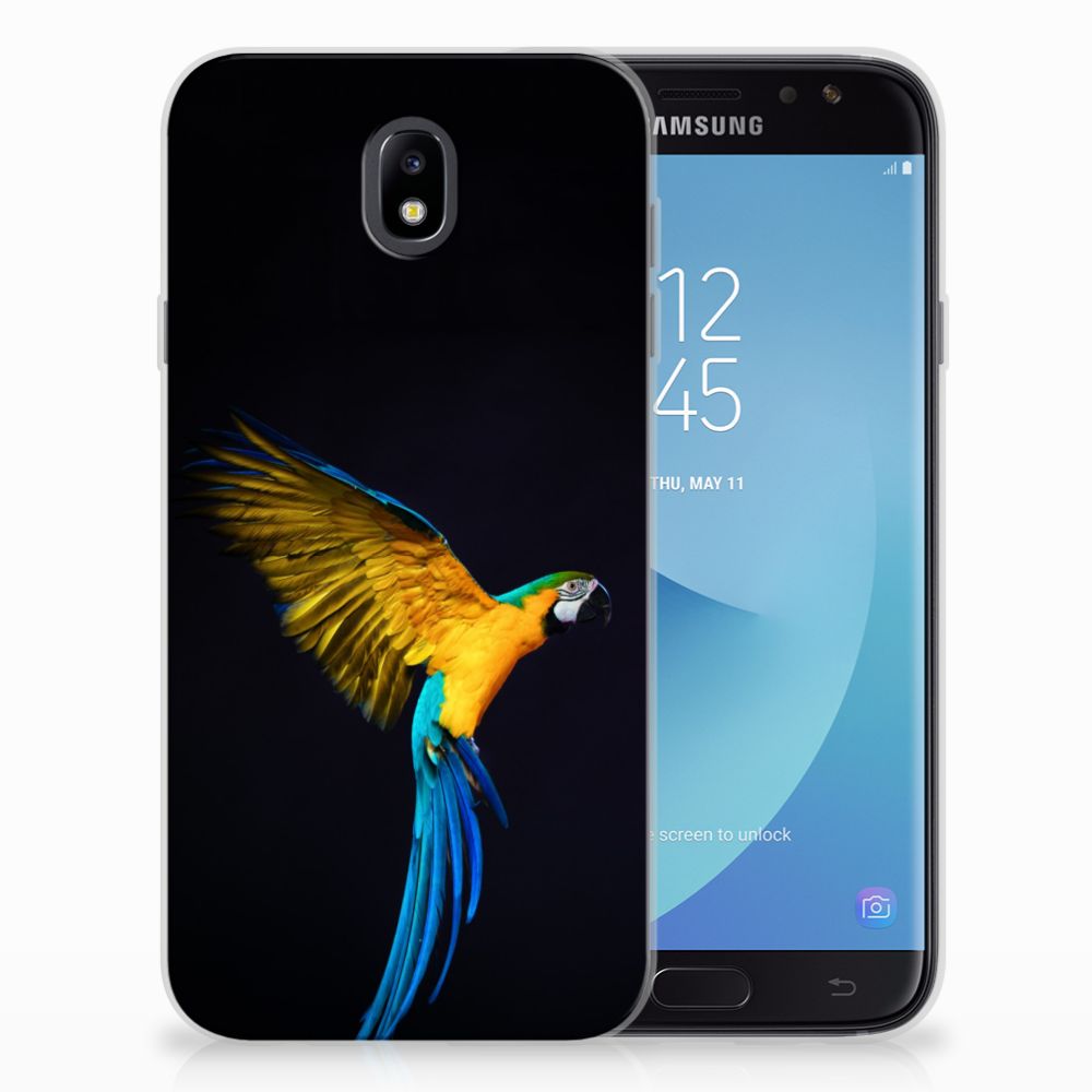 Samsung Galaxy J7 2017 | J7 Pro TPU Hoesje Papegaai