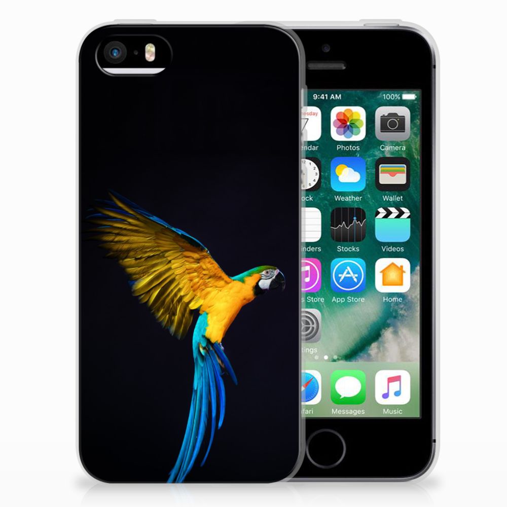 Apple iPhone SE | 5S TPU Hoesje Design Papegaai