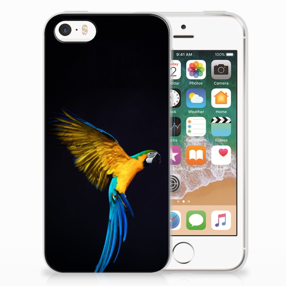 Apple iPhone SE | 5S TPU Hoesje Papegaai