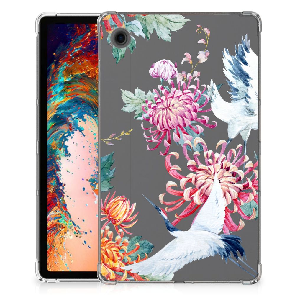 Samsung Galaxy Tab A9 Back Case Bird Flowers