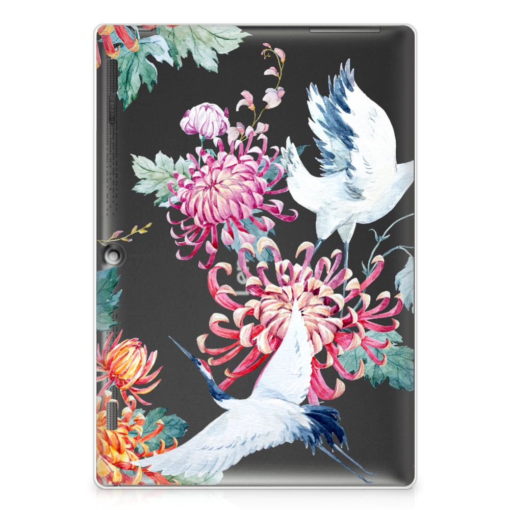 Lenovo Tab 10 | Tab 2 A10-30 Back Case Bird Flowers