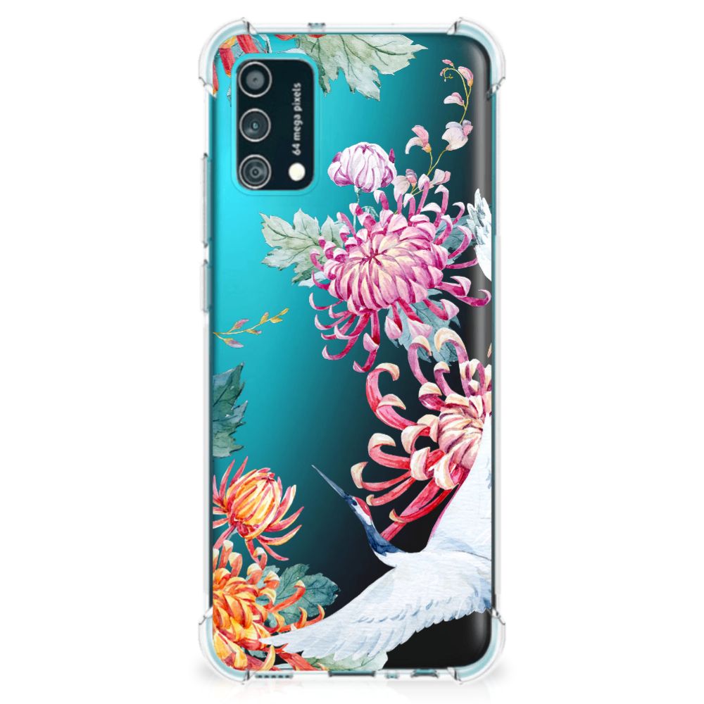Samsung Galaxy M02s | A02s Case Anti-shock Bird Flowers