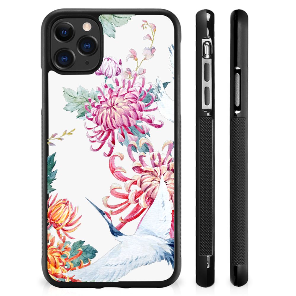 Apple iPhone 11 Pro Max Back Cover Bird Flowers