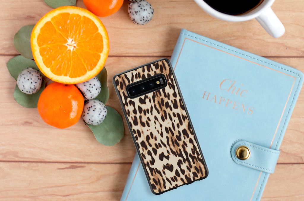 Samsung Galaxy S10+ Back Cover Leopard