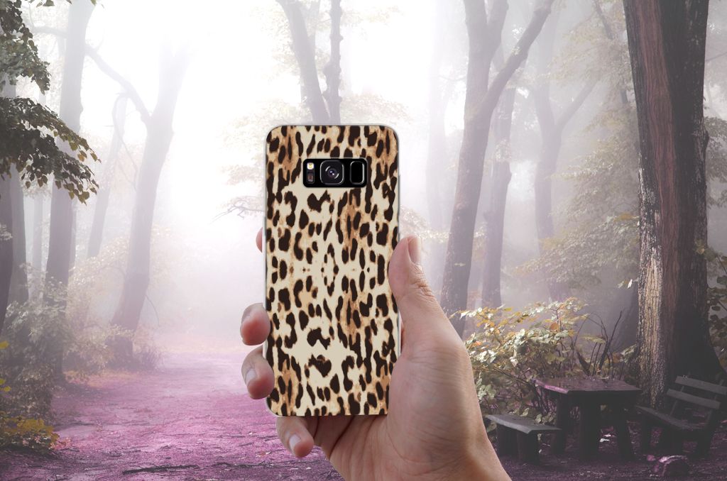 Samsung Galaxy S8 TPU Hoesje Leopard