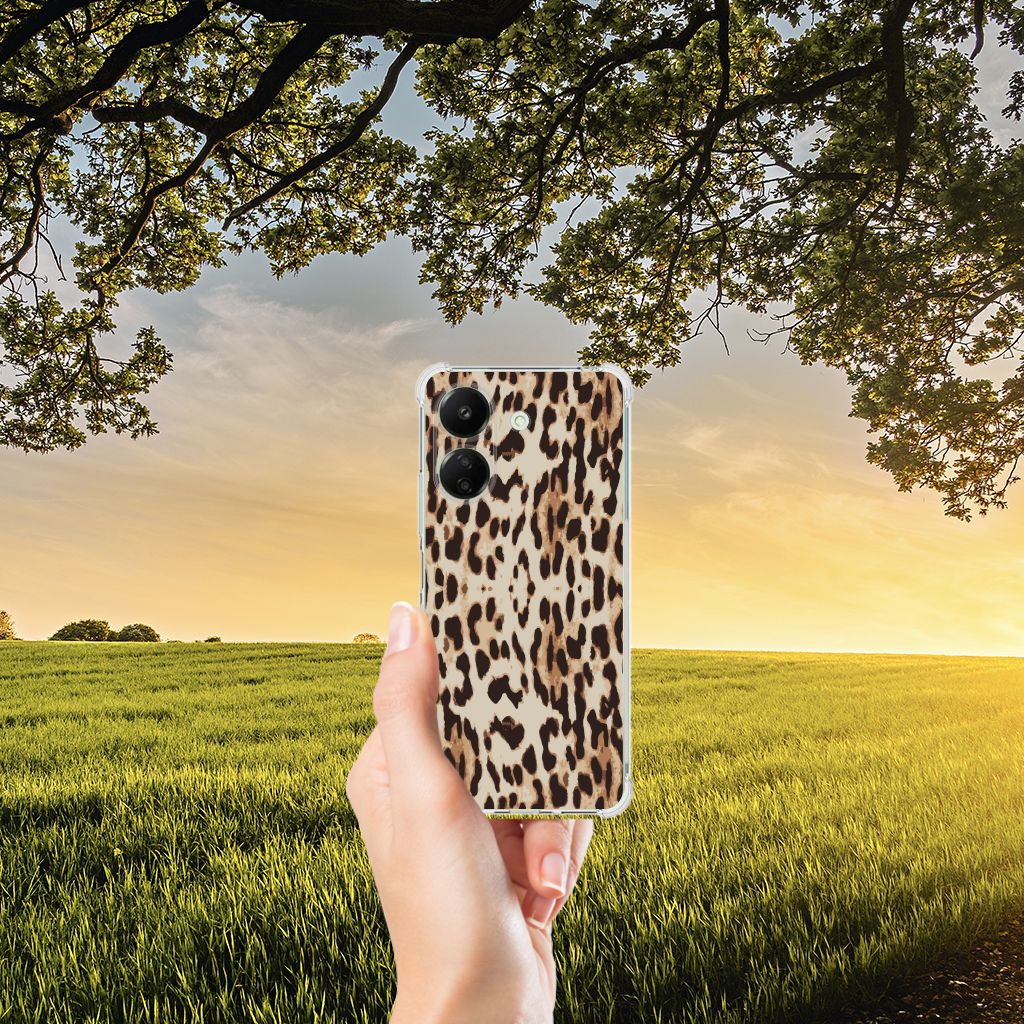 Xiaomi Redmi 13C 4G Case Anti-shock Leopard