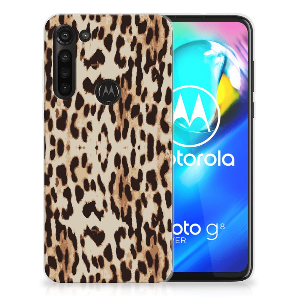 Motorola Moto G8 Power TPU Hoesje Leopard