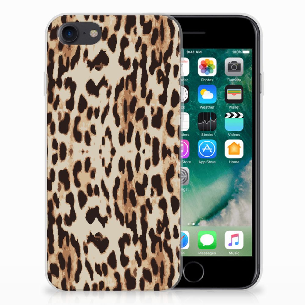 Apple iPhone 7 | 8 Uniek TPU Hoesje Leopard