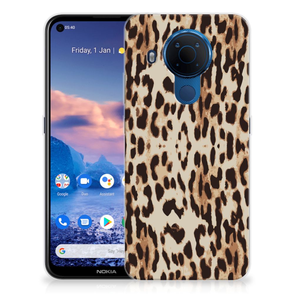 Nokia 5.4 TPU Hoesje Leopard