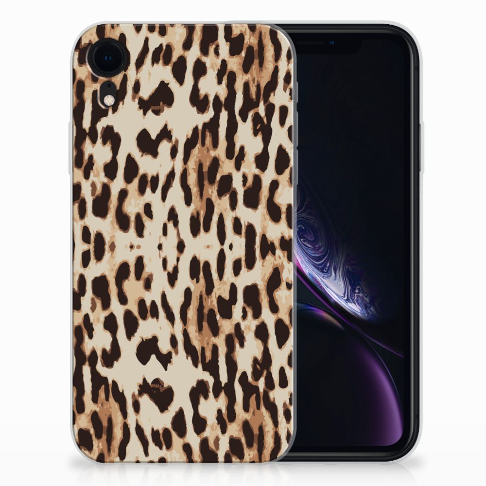 Apple iPhone Xr Uniek TPU Hoesje Leopard