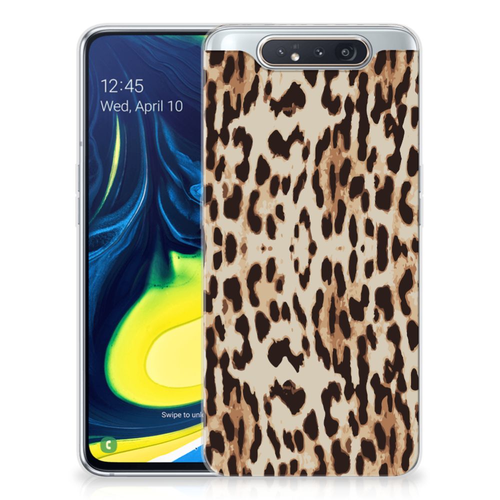Samsung Galaxy A80 TPU Hoesje Leopard