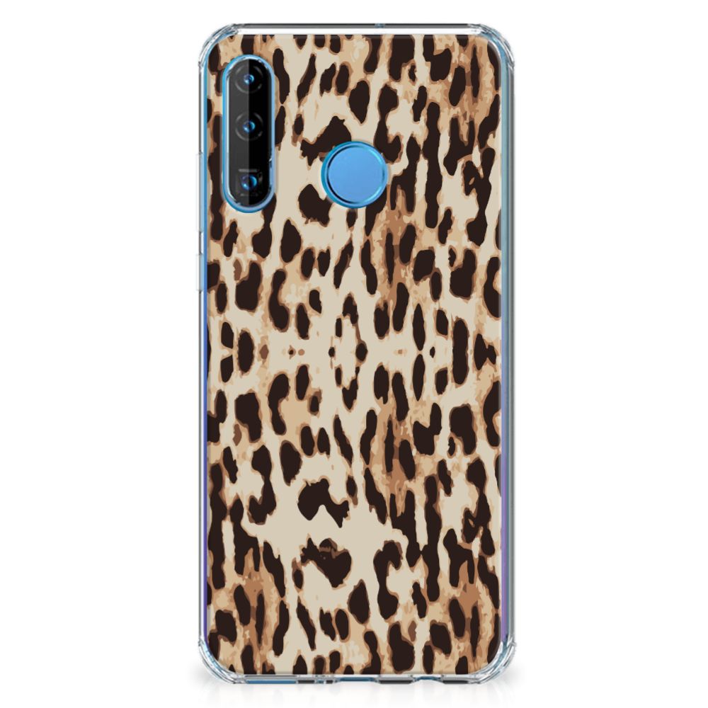 Huawei P30 Lite Case Anti-shock Leopard