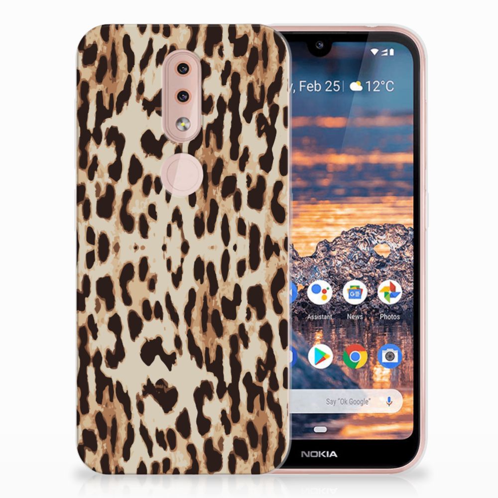 Nokia 4.2 TPU Hoesje Leopard