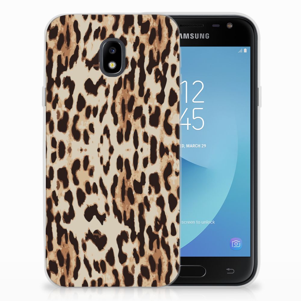 Samsung Galaxy J3 2017 TPU Hoesje Leopard
