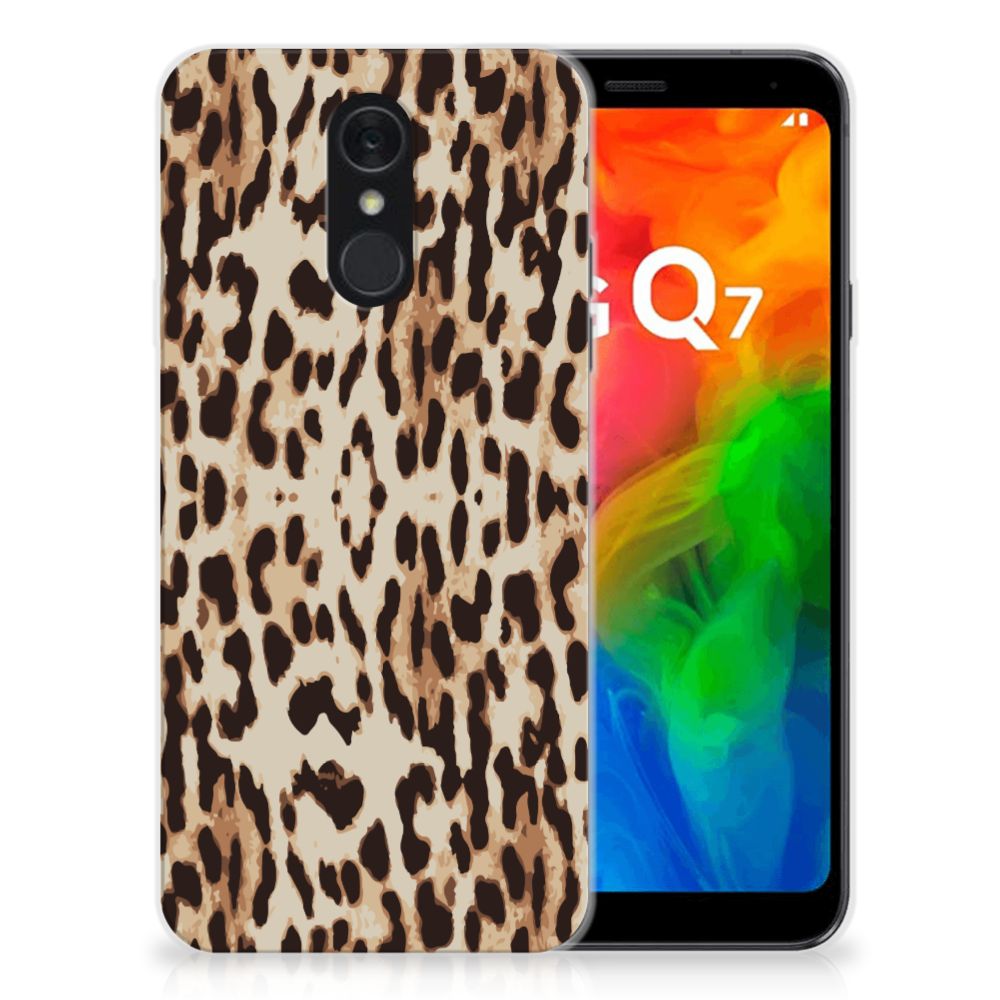 LG Q7 TPU Hoesje Leopard