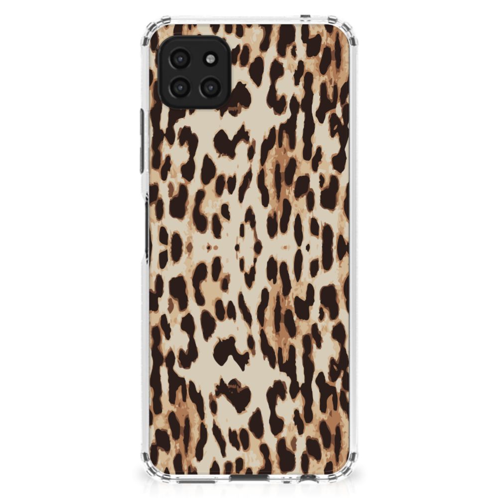 Samsung Galaxy A22 5G Case Anti-shock Leopard