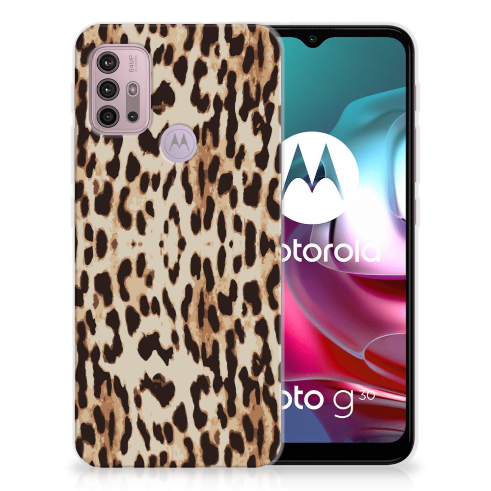 Motorola Moto G30 | G10 TPU Hoesje Leopard