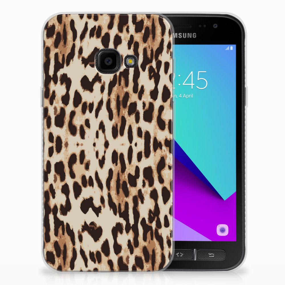 Samsung Galaxy Xcover 4 4s TPU Hoesje Leopard