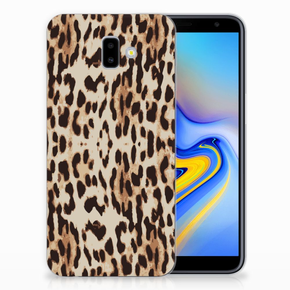 Samsung Galaxy J6 Plus (2018) TPU Hoesje Leopard