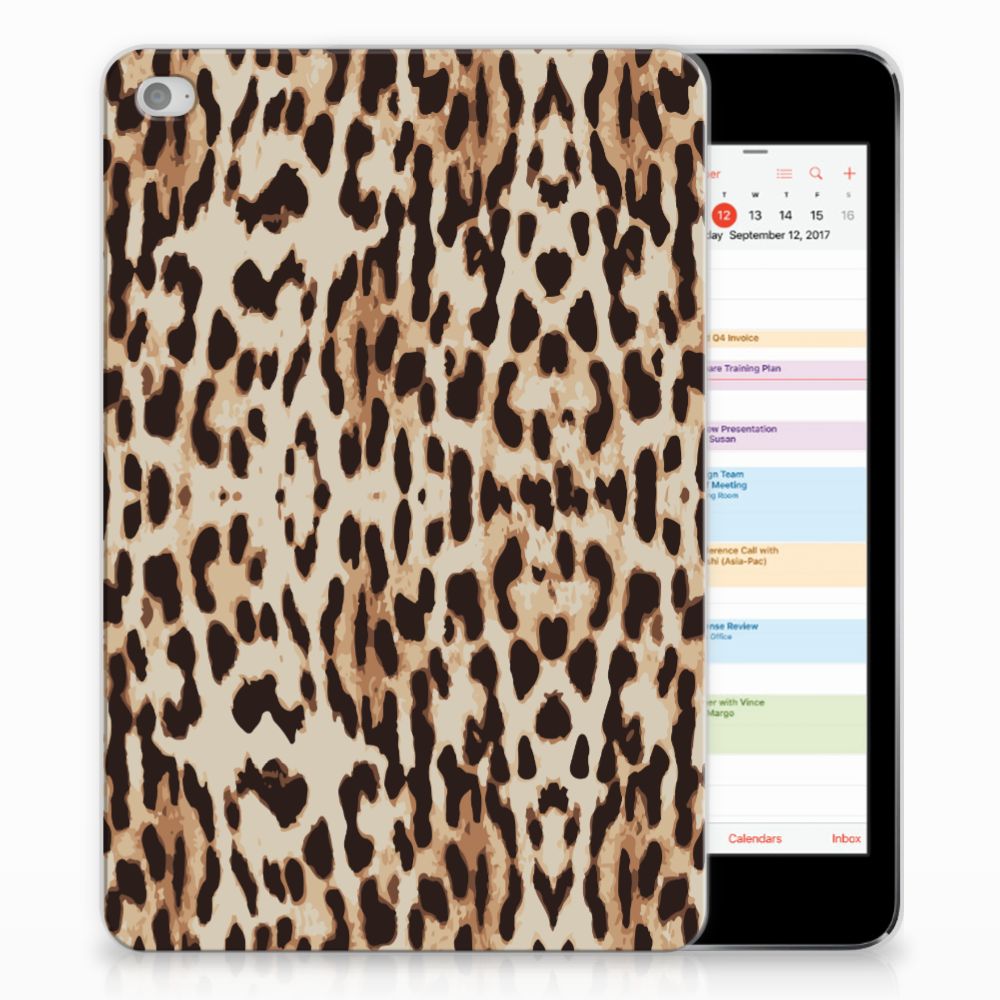 Apple iPad Mini 4 Uniek Tablethoesje Leopard