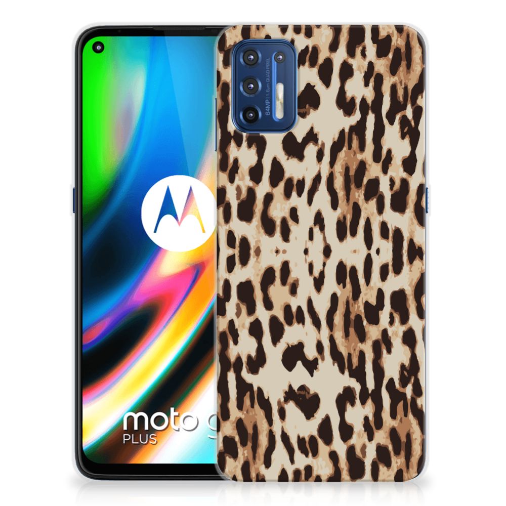 Motorola Moto G9 Plus TPU Hoesje Leopard
