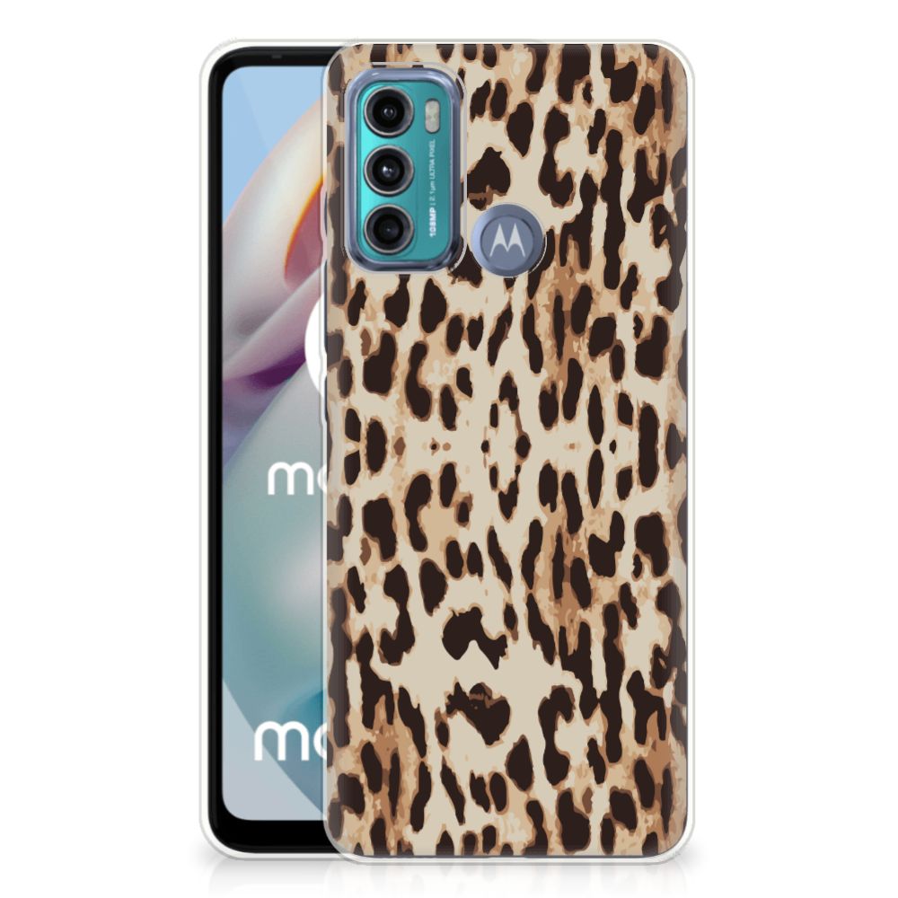 Motorola Moto G60 TPU Hoesje Leopard