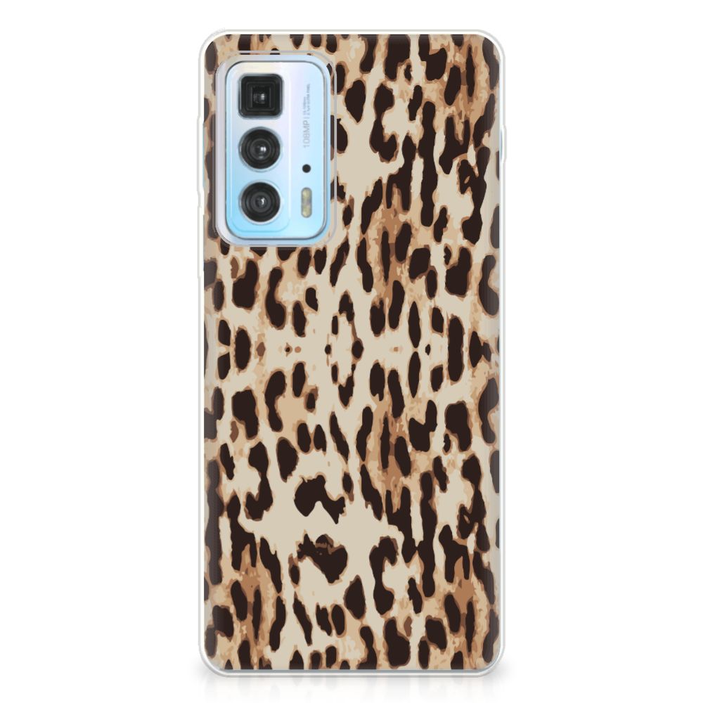 Motorola Edge 20 Pro TPU Hoesje Leopard