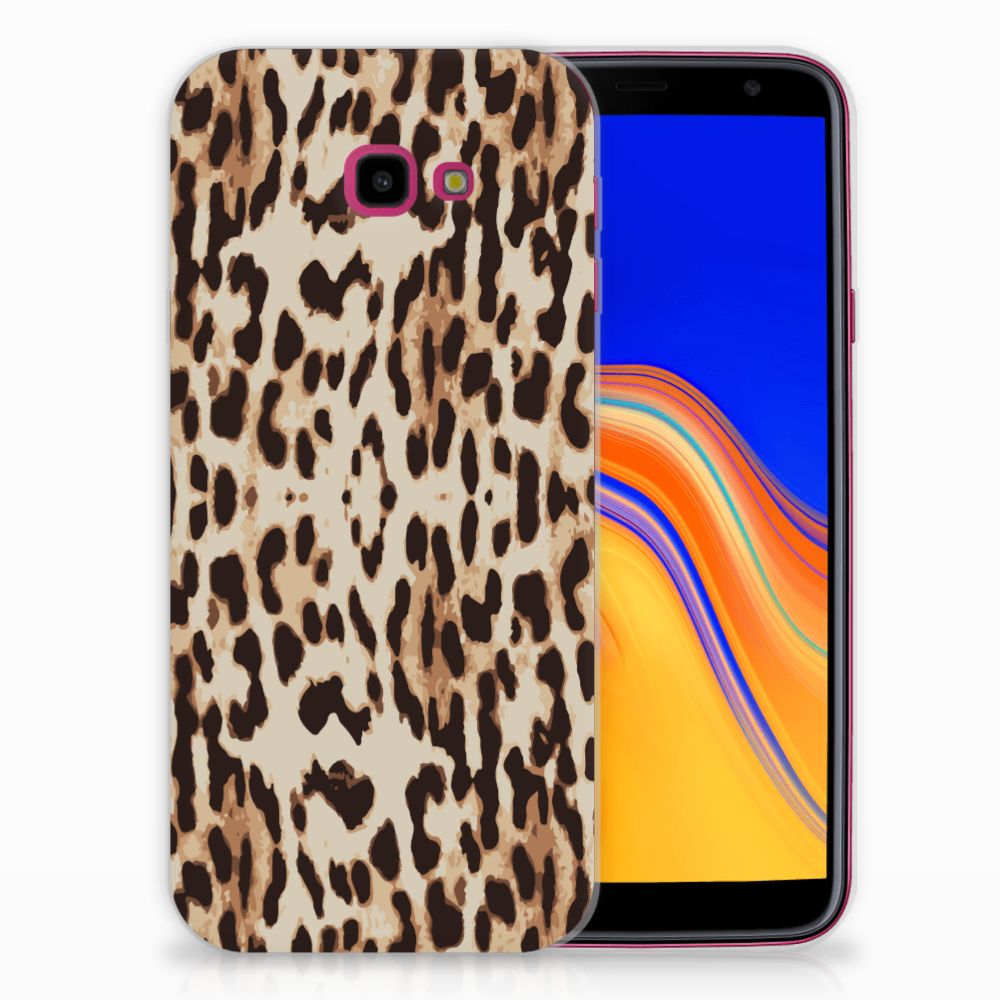 Samsung Galaxy J4 Plus (2018) TPU Hoesje Leopard