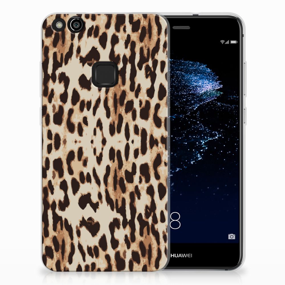 Huawei P10 Lite Uniek TPU Hoesje Leopard