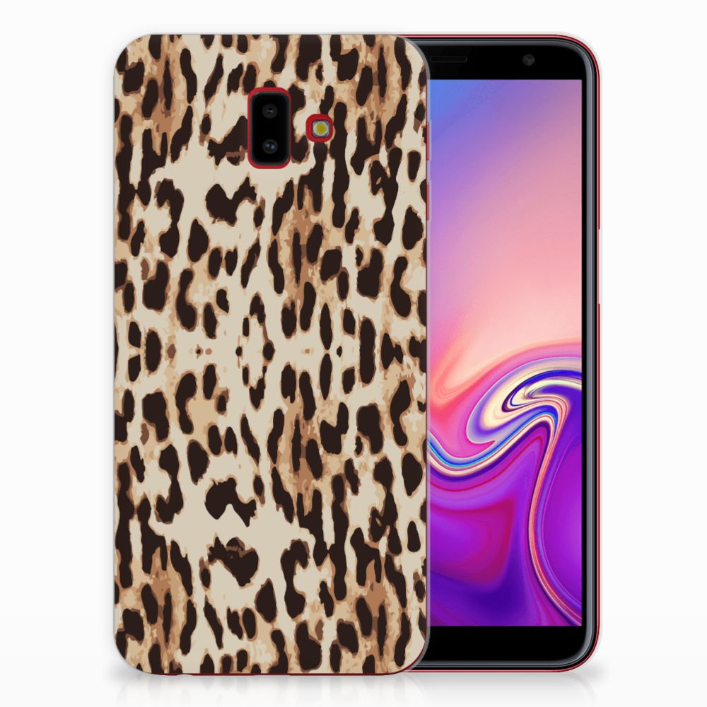 Samsung Galaxy J6 Plus (2018) TPU Hoesje Leopard