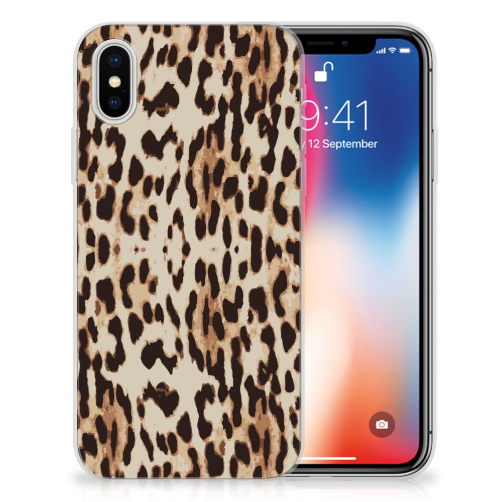 Apple iPhone X | Xs TPU Hoesje Leopard