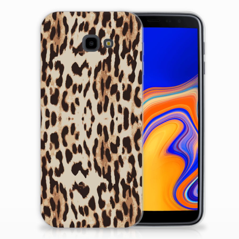 Samsung Galaxy J4 Plus (2018) TPU Hoesje Leopard